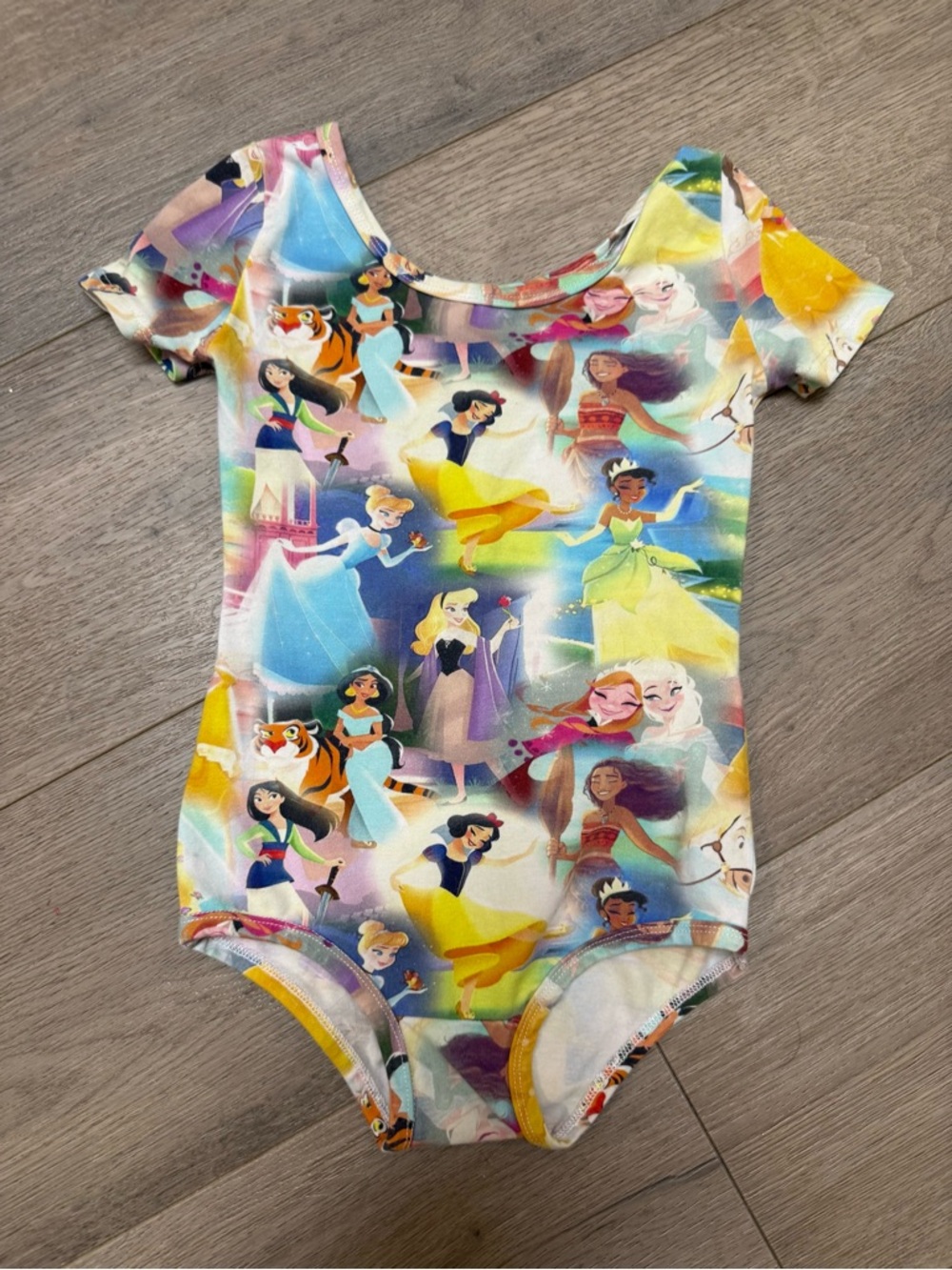 Wild Rich Kids Girls Multicolor Disney Princess Leotard